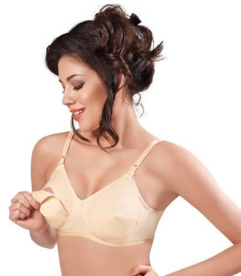 Picture of Maternity Bra Mother Care Bra Bra for feeding kids Cream
