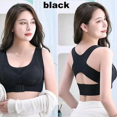 Picture of Slim fit body shaper comfortable padded bra - Bra Black