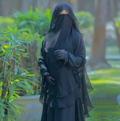 Picture of Three part hoodie niqab full coverage hoodie niqab jorjet niqab niqab for prayer