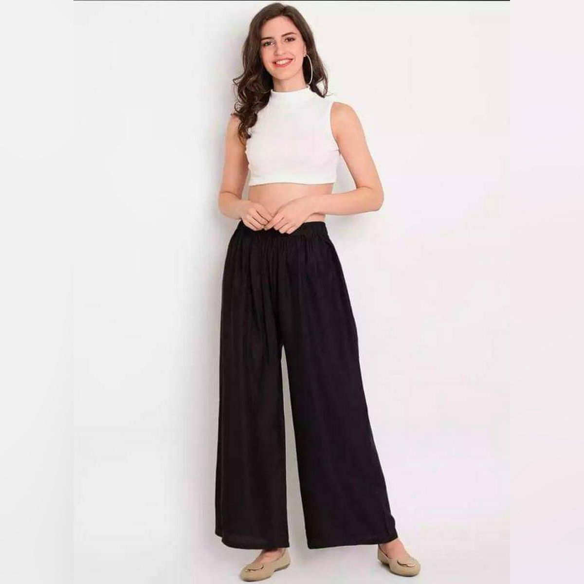 Buy Palazzo women wear comfortable pants palazzo Online