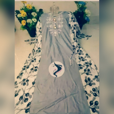 Picture of Linen Fashionable Stylish And Comfortable Kameez One Piece