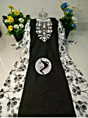 Picture of Linen Fashionable Stylish And Comfortable Kurti One Piece - Kurti For Girls