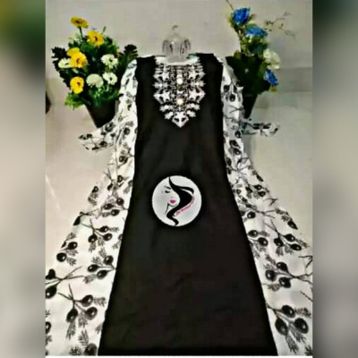 Picture of Linen Fashionable Stylish And Comfortable Kurti One Piece - Kurti For Girls