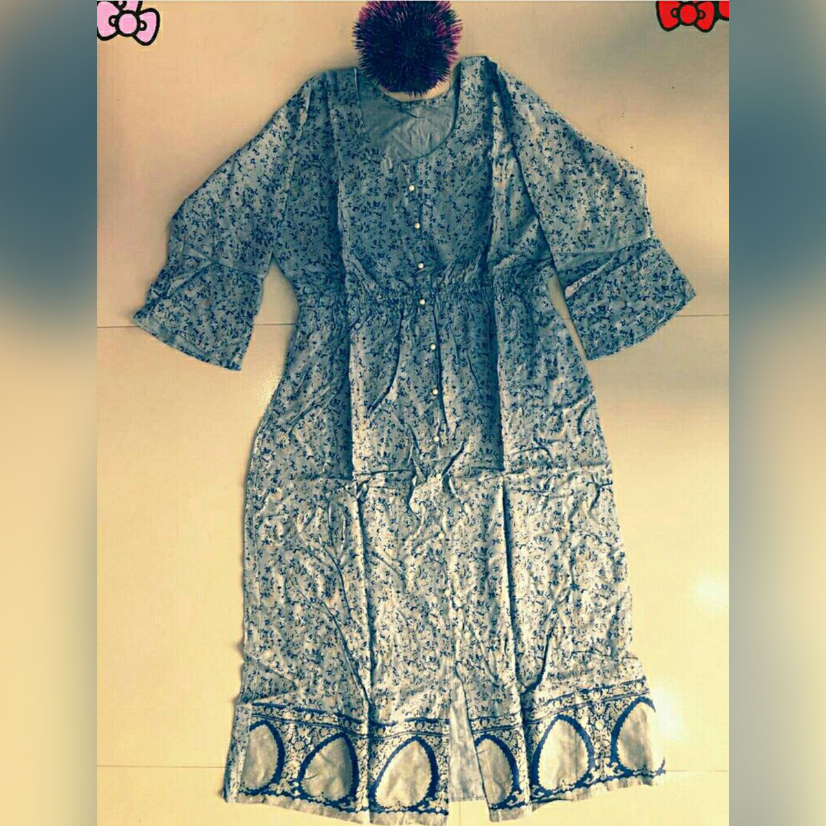 Picture of Unstitched linen high quality fabric exclusive fashionable stylish and comfortable kameez one piece