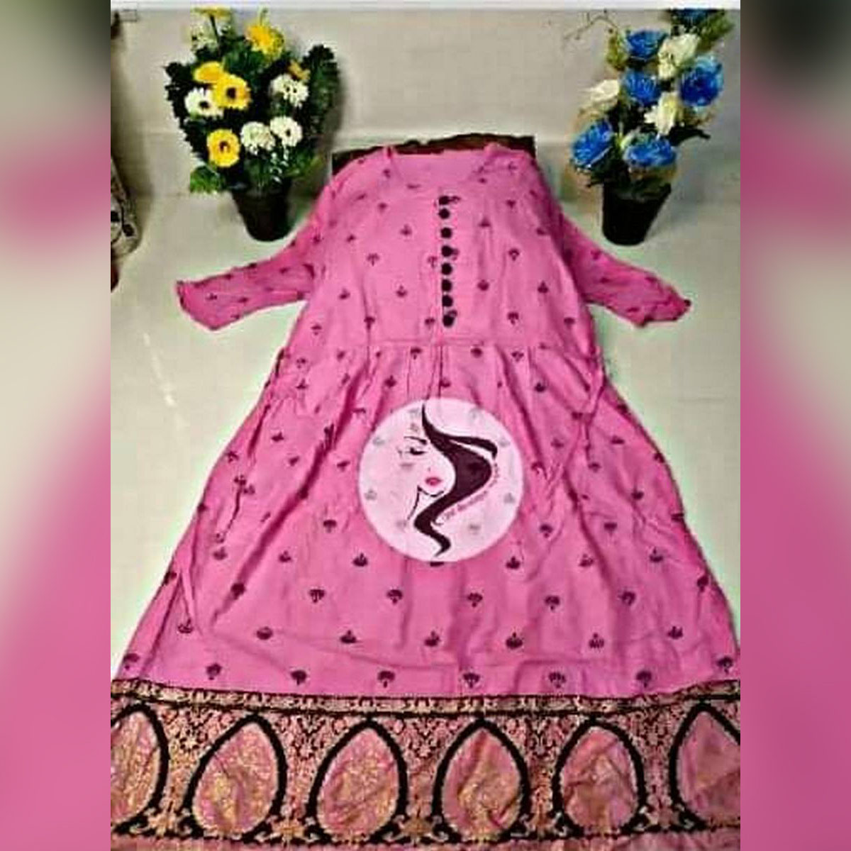 Picture of Unstitched linen high quality fabric exclusive fashionable stylish and comfortable kameez one piece