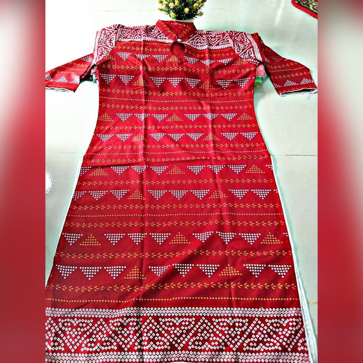 Picture of linen high quality fabric exclusive fashionable stylish and comfortable kameez tops one piece