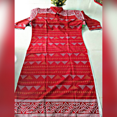 Picture of linen high quality fabric exclusive fashionable stylish and comfortable kameez tops one piece