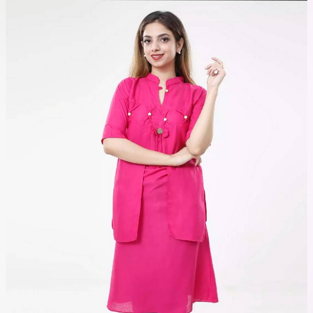 Picture of New exclusive hot kurti for women Stylish kurtis