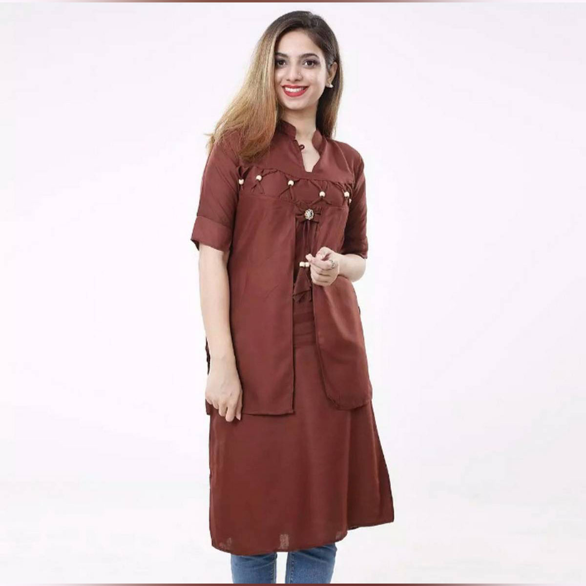 Picture of Unstitched linen high quality fabric exclusive fashionable stylish and comfortable one piece