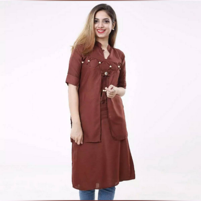 Picture of Unstitched linen high quality fabric exclusive fashionable stylish and comfortable one piece
