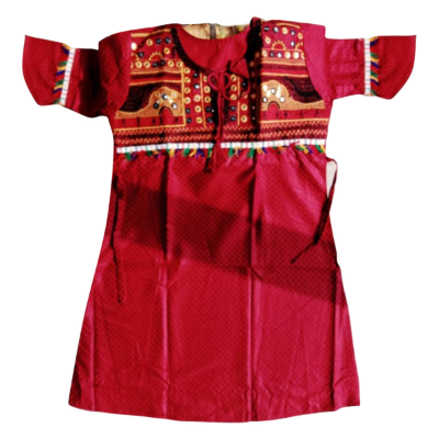 Picture of New Readymade Stylish Hot Tops For Girls Long Linen One Piece