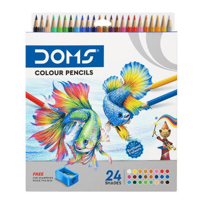 Picture of Doms Color Pencil 24 Large Size