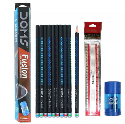 Picture of Doms Fusion X-Tra Super Dark Pencils - 10pcs