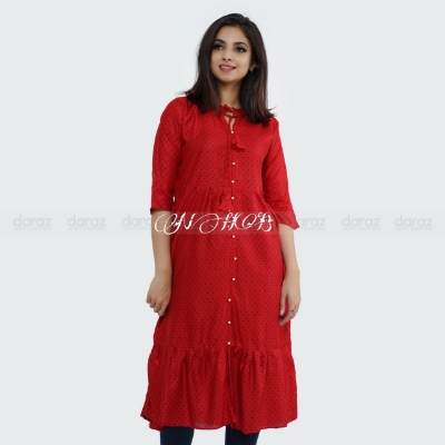 Picture of Stylish And Fashionable Readymade Linen Women Tops - T Shirt For Women