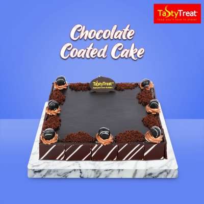 Picture of Chocolate Coated Cake 500gm