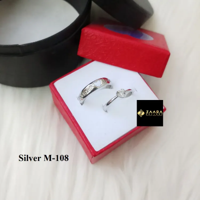 Buy Valentine Couple Rings with Box for Women and Men-2 Pieces (Grade-1 Quality) (Imported)  at Best Prices in Bangladesh