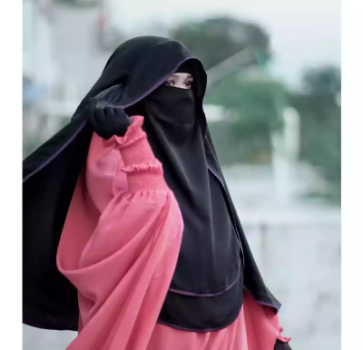 Picture of Hoodic niqab butterfly hooded muslim Women hijab prayer hijab cover niqab women veil burqa arab niqab