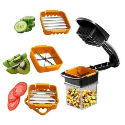 Buy 5 In 1 Nicer Quick Dicer Fruit Vegetable Cutter set at Best Price In Bangladesh