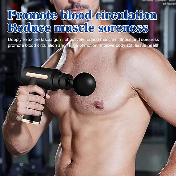 Buy USB Rechargable Vibration Body Muscle Massager Gun  Online in Bangladesh at Best Prices 