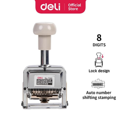 Deli E7508 Auto Numbering Machine 8Digits