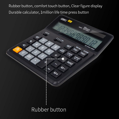 Picture of Deli EM01020 Deli Wide-H desk calculator