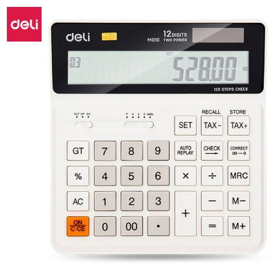 Picture of Deli	EM01010	Deli Wide-H desk calculator