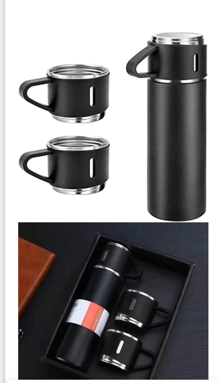 Buy 3 in 1 Vacuum Flask Set  FL-01 Online in Bangladesh at Best Prices 