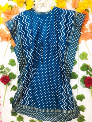 Picture of New Readymade Stylish Hot Kurtis For Girls Long Linen One Piece - Tops For Girls Long Kurti