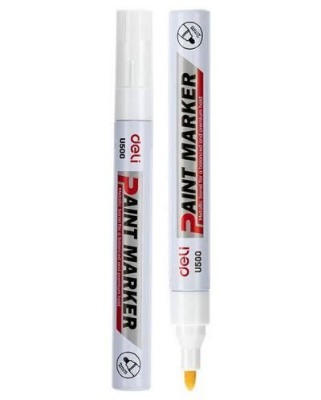 Picture of Deli EU500-WH Paint Marker White (Buy 1 Get 1)