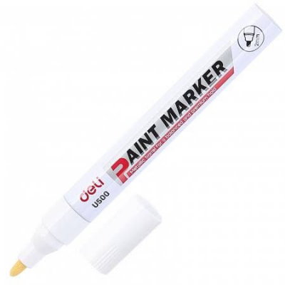 Picture of Deli EU500-WH Paint Marker White (Buy 1 Get 1)