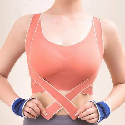 Picture of Bra Push up brassiere seamless wireless underwear padded yoga jim training bra body slimmimng bra