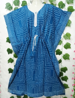 Picture of Kaftan Premium Quality High Quality Kaftan Fashionable Kaftan Linen Stylish Dress Girls And Women One Piece - Kurti For Girls