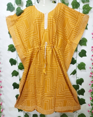 Picture of Kaftan Premium Quality High Quality Kaftan Fashionable Kaftan Linen Stylish Dress Girls And Women One Piece - Kurti For Girls