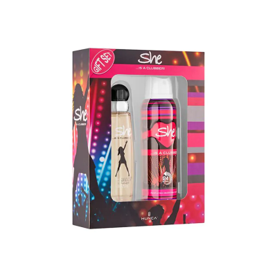 Buy She Gift Set (EDT+DEO) Clubber -(50ml+150ml) at Best Price In Bangladesh