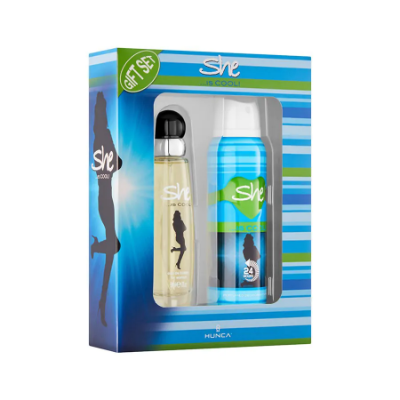 Buy She Gift Set (EDT+DEO) Cool -(50ml+150ml) at Best Price In Bangladesh