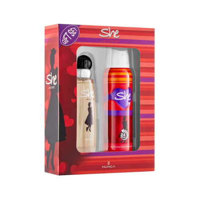 Buy She Gift Set (EDT+DEO) Love -(50ml+150ml) at Best Price In Bangladesh