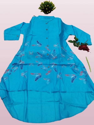 Picture of Full Sleeved Cotton Shirt In White women Shirt And Printed Shirt