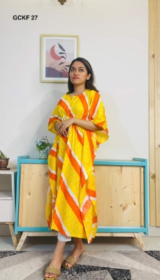 Picture of Readymade Kurtis For Women Long Linen One Piece Dress