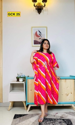 Picture of Readymade Kurtis For Women Long Linen One Piece Dress