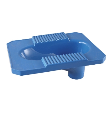 Picture of Toilet Pan With Foot stand SM Blue 