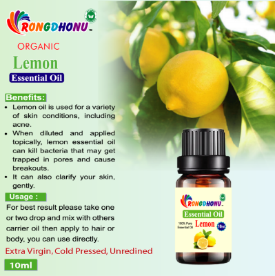 Buy Lemon Essential oil (লেবুর  এসেনশিয়াল অয়েল) -10ml Online at Best Price