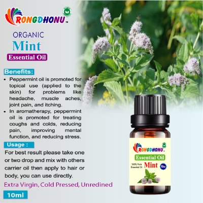 Buy Mint (Pudina) Essential oil (পুদিনা  এসেনশিয়াল অয়েল) -10ml Online at Best Price