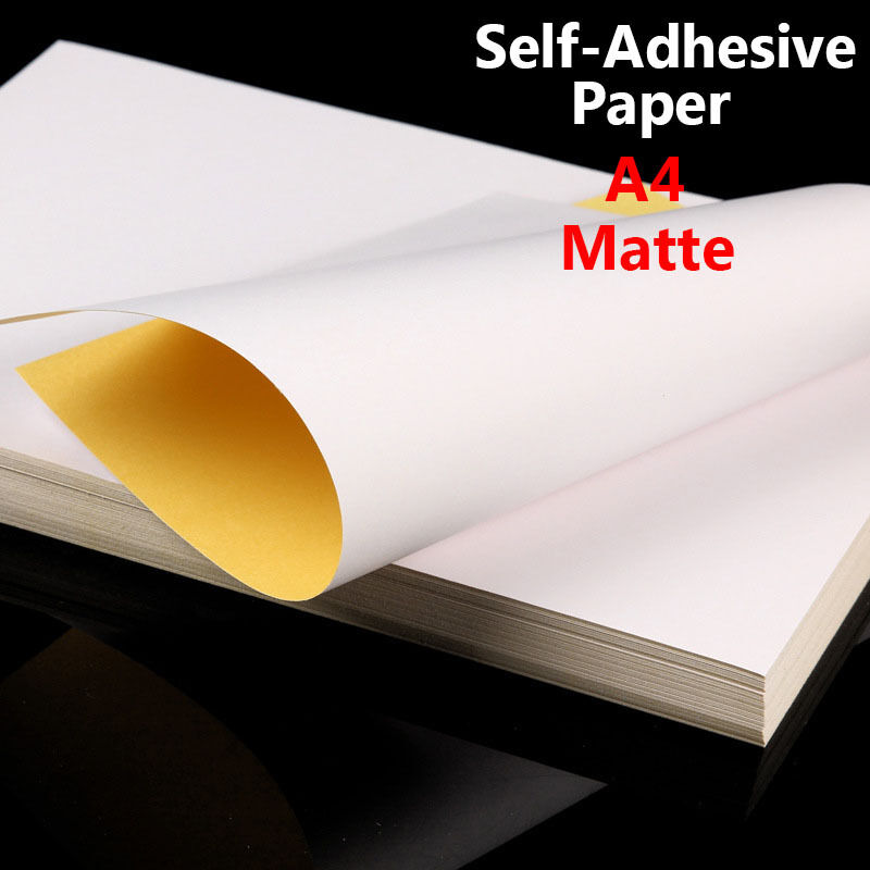 Picture of Premium Quality sticker paper A4 size matt- 100 sheets
