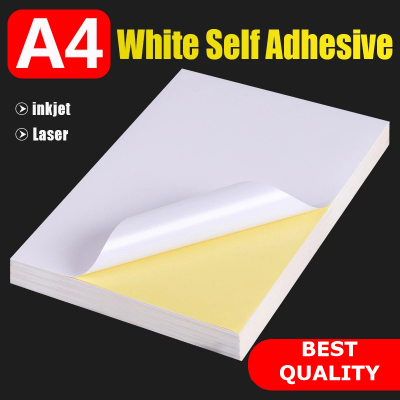 Picture of Premium Quality Sticker paper matt A4 size - 50 Pcs