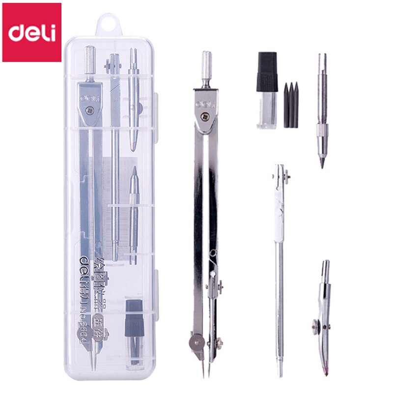 Picture of Deli E8604 Metal Compass with Pencil Leads