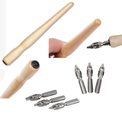 Picture of Keep Smiling Calligraphy Dip Pen  8 pcs set