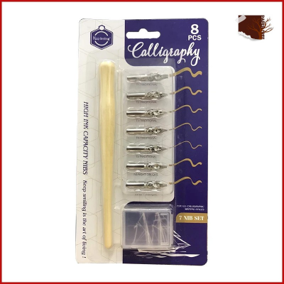 Picture of Keep Smiling Calligraphy Dip Pen  8 pcs set