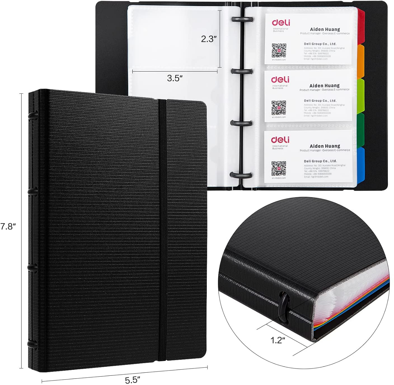 Picture of Deli 5778 Effective Business Name Card Book