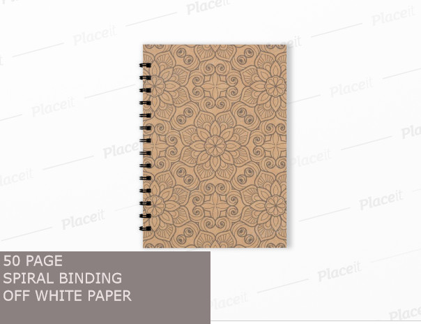 Picture of পেপারট্রি স্পাইরাল স্কেচ নোট বই, কার্ডটিজ পেপার হ্যান্ড নোট বই, স্পাইরাল মিডিয়াম সাইজের নোট বই-50 টি শীট/100 পৃষ্ঠা - pad