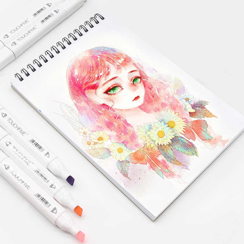 Picture of Deli 48 Pcs Instant Dry Dual Tip Art Markers